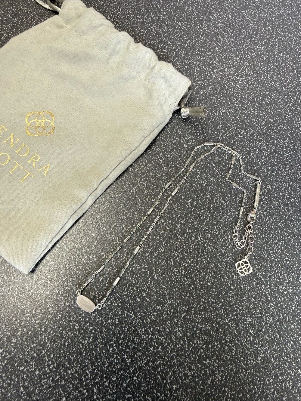 Kendra Scott Silver Station Necklace